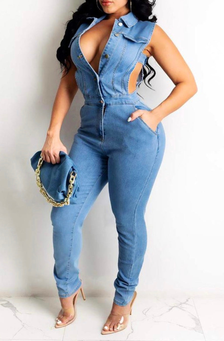 Cutout Denim